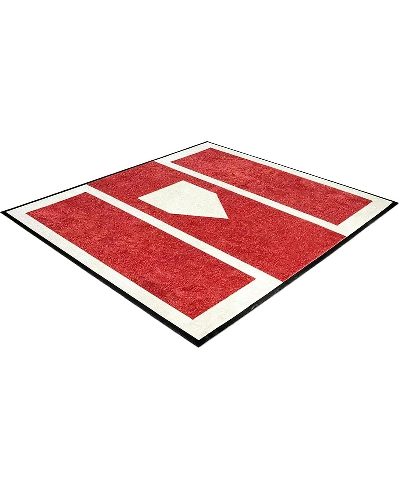 Xo 6.5x4FT Baseball Hitting Mat, Anti-Slip Softball Batting Mat for Stance Training Indoor Outdoor Practice