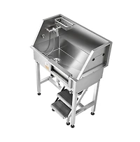 Ruie 34 inch Stainless Steel Dog Washing Station for Small to Medium Breeds