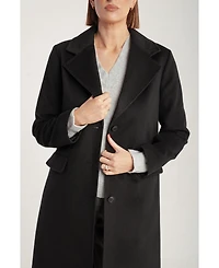 1982 Women's Cashmere Tailored Single-Breasted Coat