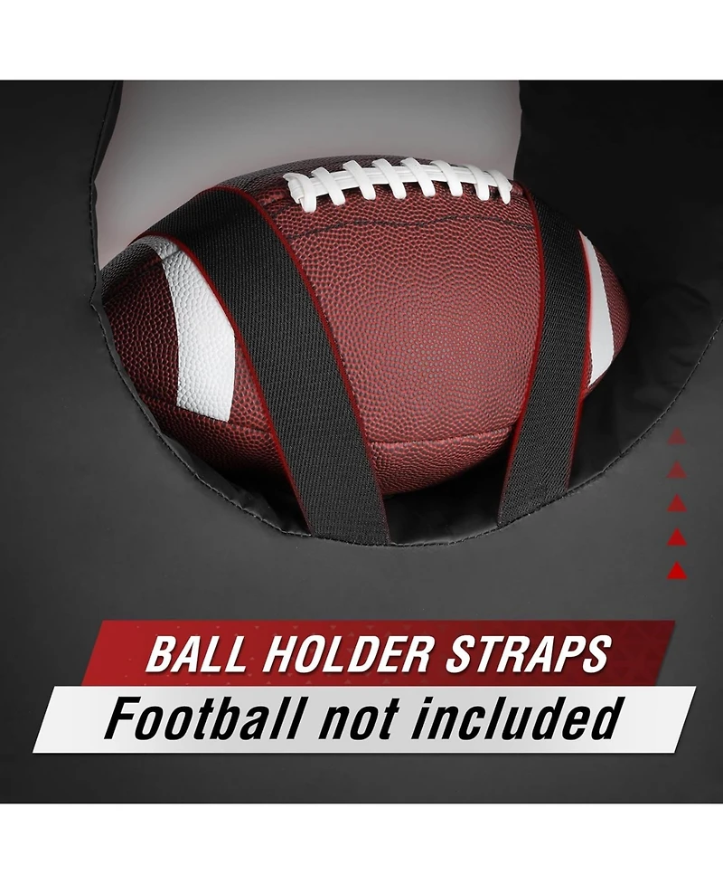 Hikeen Football Tackle Wheel Dummy Denser Softer Foam Tackling Dummies for Football Youth - Tackling Wheel with Straps (1PCS)