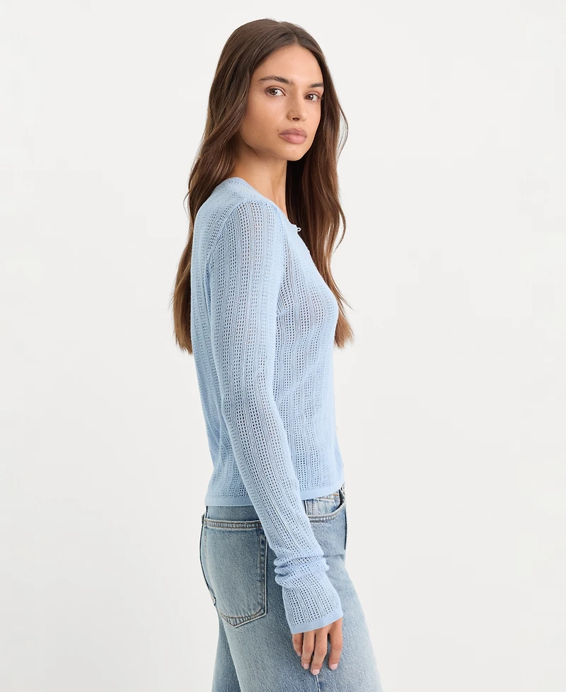 Good American Women's Long-Sleeve Cardigan