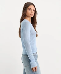 Good American Women's Long-Sleeve Cardigan