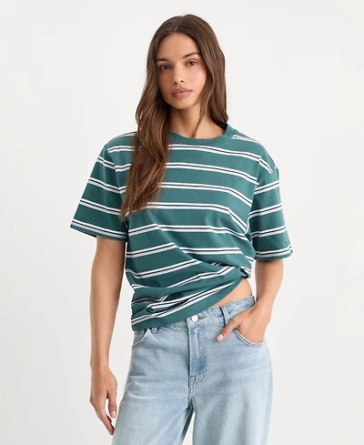 Good American Women's Cotton Oversized T-Shirt
