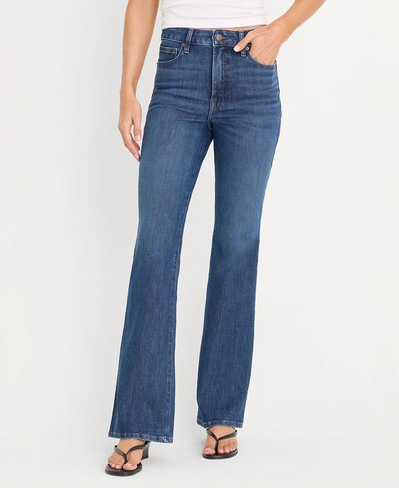Good American Women's Classic High-Rise Bootcut Jeans
