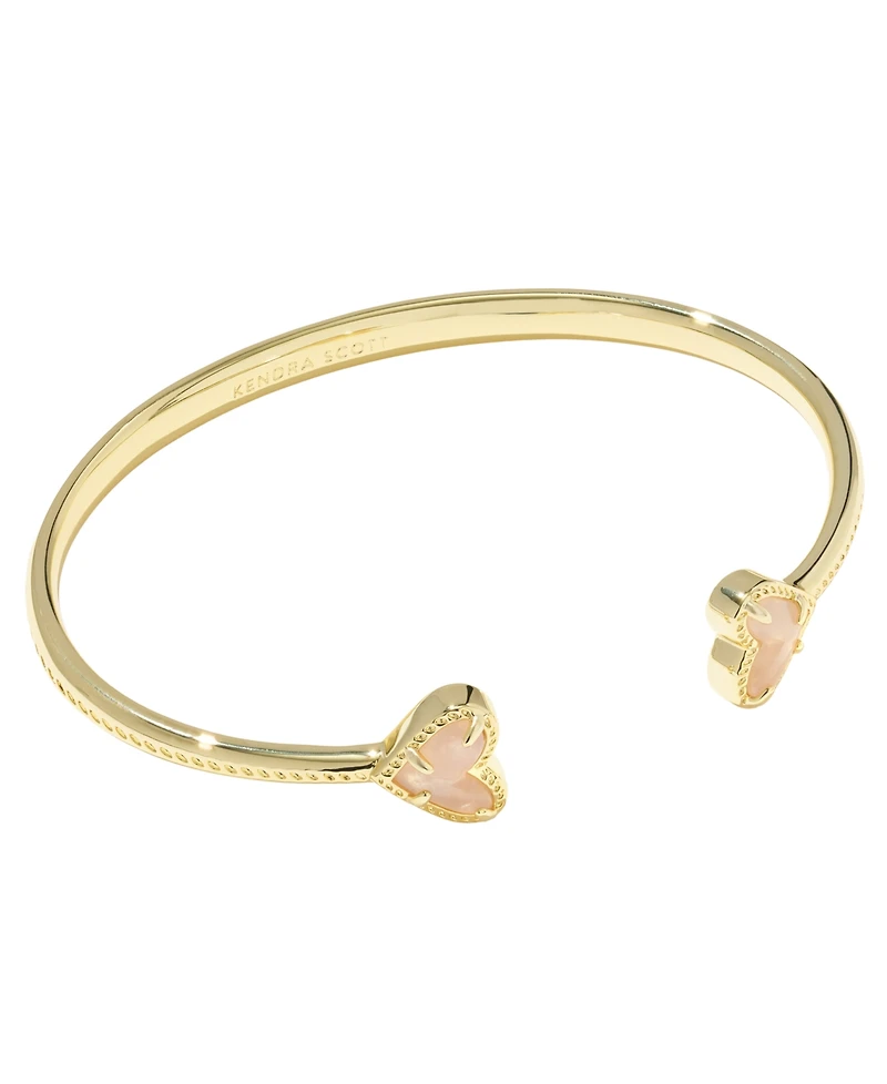Kendra Scott Framed Ari Dichroic Glass Heart Cuff Bracelet