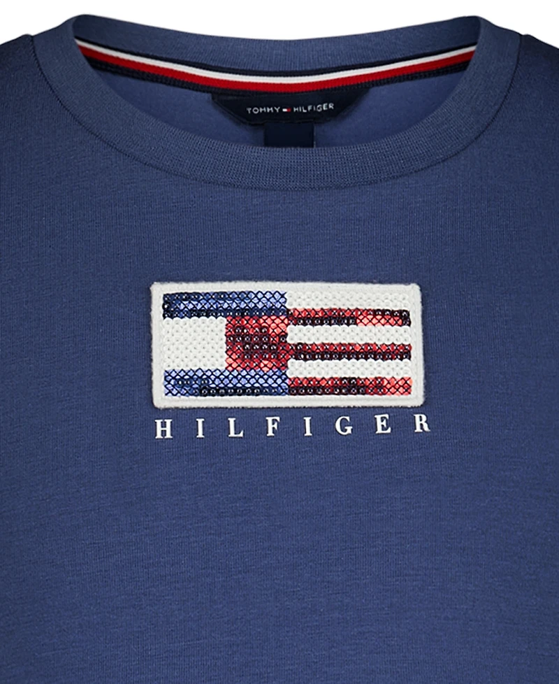 Tommy Hilfiger Girls' 7-16 Short-Sleeve Dress