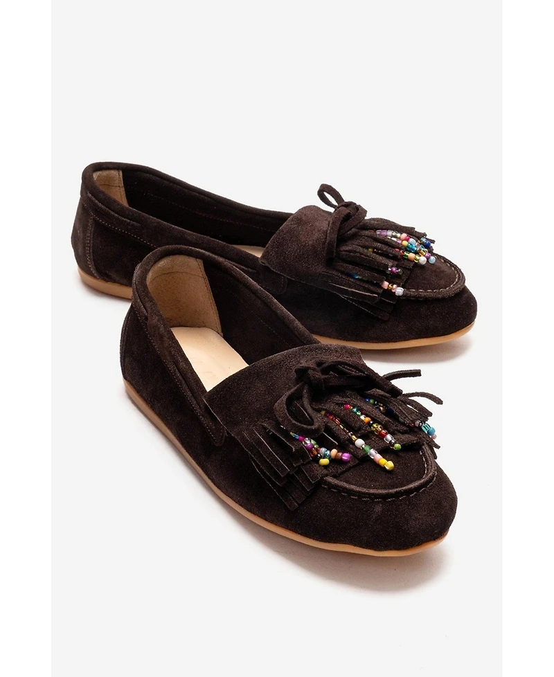 Forever & Always Shoes Women's Evelyn Leather Loafer