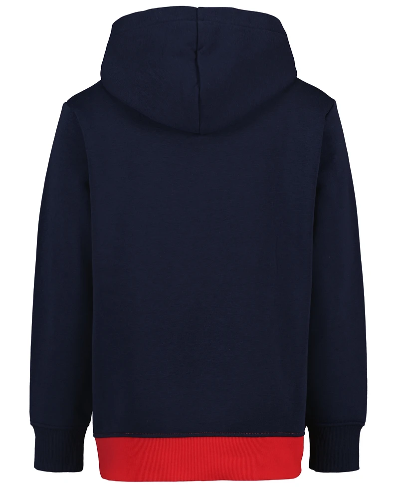 Tommy Hilfiger Boys' 8-20 Color-Blocked Logo Hoodie