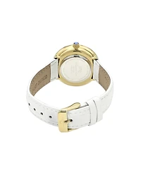 Porsamo Bleu Women's Monroe Genuine Leather Gold Tone and Watch 1491CMOL