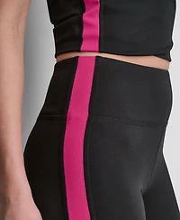 Dkny Sport Women's Balance Compression High-Waist Bike Shorts