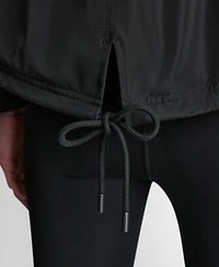 Dkny Sport Women's Cropped High-Low Hooded Jacket