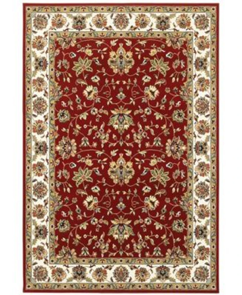 Oriental Weavers Kashan 4929r Red Ivory Rug
