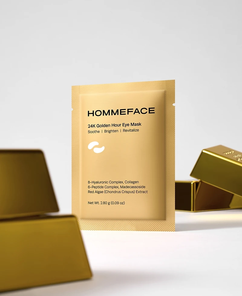 Hommeface 24k Golden Hour Eye Mask Set