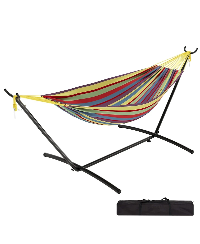 gaomon Portable Double Hammocks with Carrying Bag for Outside, 450 lbs Capacity