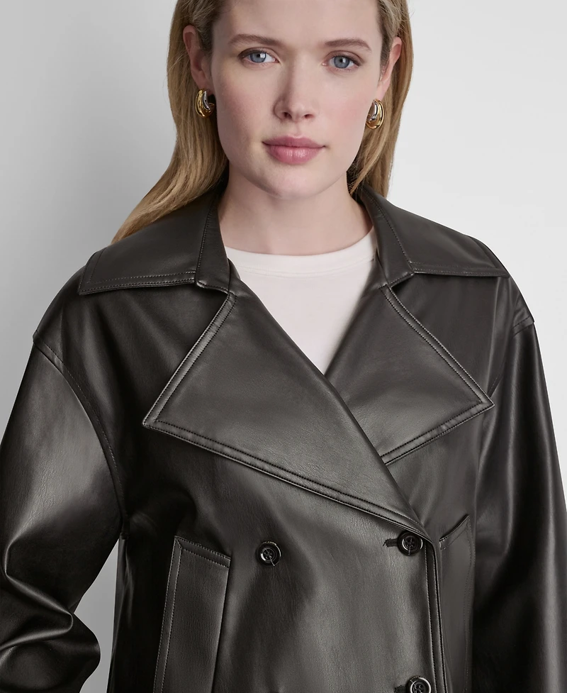 Dkny Jeans Women's Double Breasted Jacket