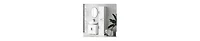 Busdays 67 Inch Tall White Farmhouse Linen Closet with Drawer Barn Doors and Adjustable Shelves Bathroom Storage Cabinet