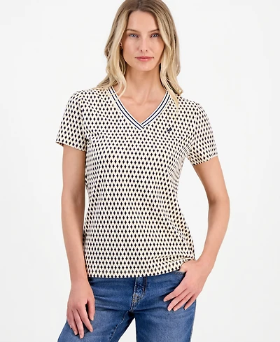 Nautica Women's V-Neck T-Shirt