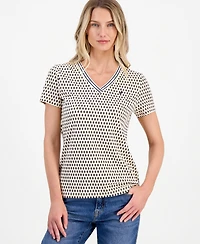 Nautica Women's V-Neck T-Shirt