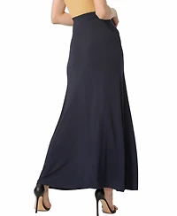 kimi + kai Women's Waist Ruched Maxi Skirt