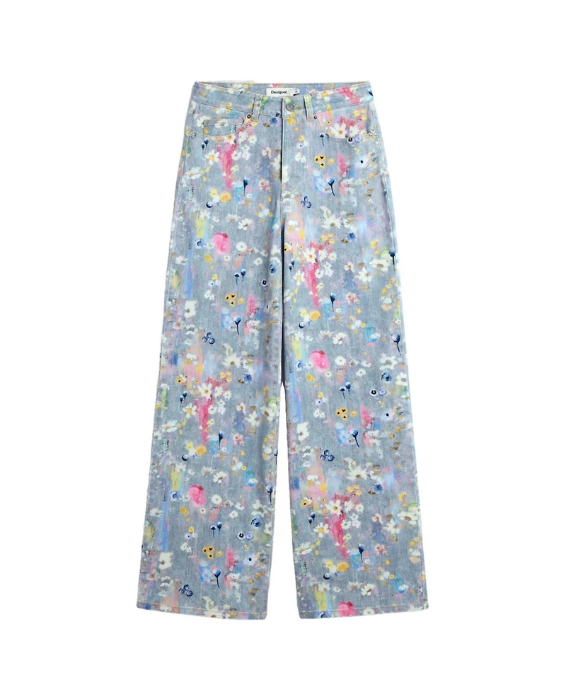 Desigual Women's Printed denim trousers