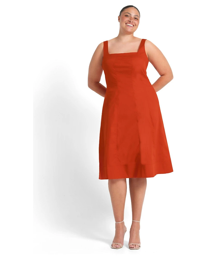 Estelle Women's Rohana A-Line Cotton Summer Mini Dress