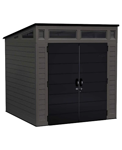 Suncast Modernist 7 f. x 7 Feet. Storage Shed With 317 Cubic Feet Of Storage Space