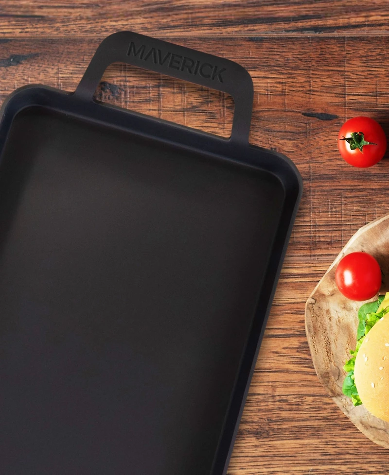 Maverick Carbon Steel 22-Inch Preseasoned Griddle