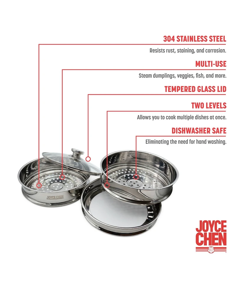 Joyce Chen 10-Inch Stainless Steel Steamer