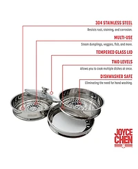 Joyce Chen 10-Inch Stainless Steel Steamer