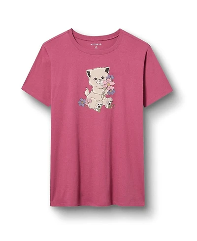 Torrid Women's Plus Classic Heritage Jersey Crew Tee