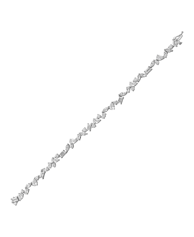 Arabella White Cubic Zirconia Bracelet (17 ct. t.w.) in Sterling Silver