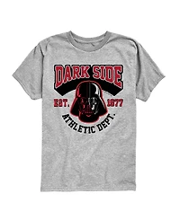 Star Wars Boys' 8-20 Darth Vader Darkside Athletic Department Short-Sleeve Graphic T-Shirt