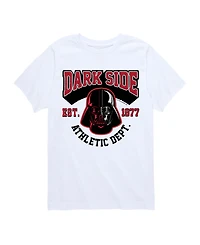 Star Wars Boys' 8-20 Darth Vader Darkside Athletic Department Short-Sleeve Graphic T-Shirt
