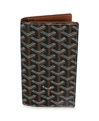 Pre-Owned Goyard Black Gold Goyardine Canvas Saint-Lambert Wallet