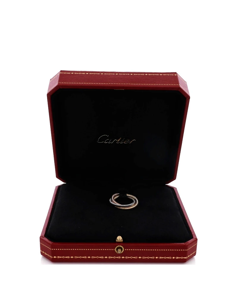 Pre-Owned Cartier Trinity on Cord Necklace