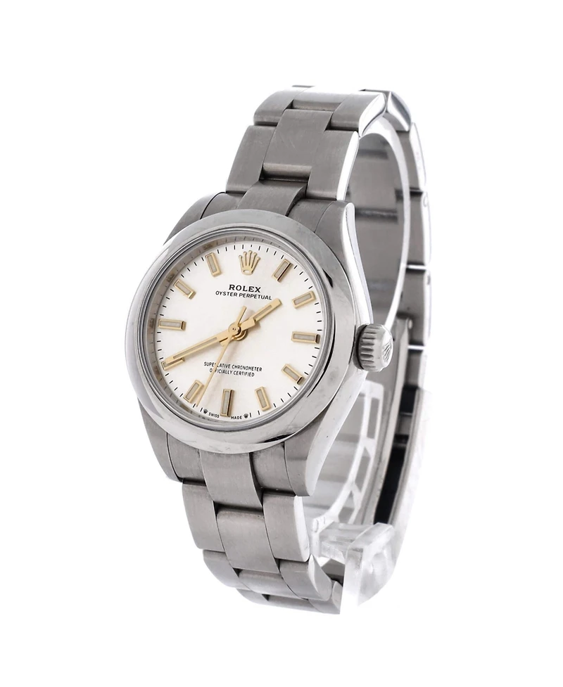 Pre-Owned Rolex Oyster Perpetual Automatic Watch in Stainless Steel 28mm