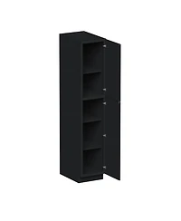 Boyel Living 90 Inch Hight. Pantry Cabinet 2 Doors 4 Shelves, Kitchen Cabinet with Solid Wood Frame, Soft-Close Hinges