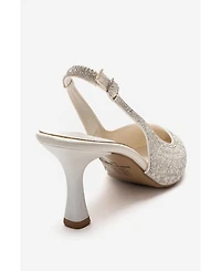 Prologue Shoes women's Linnea Stiletto Slingback Pump