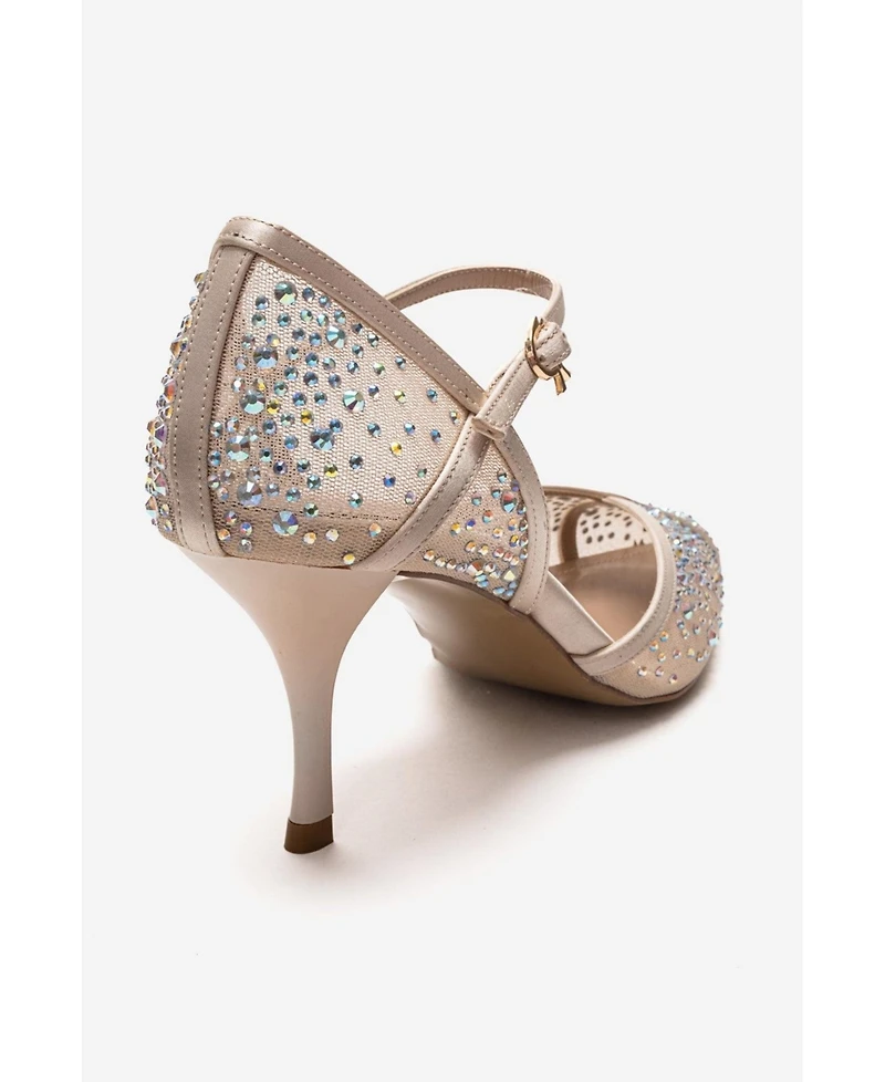 Prologue Shoes women's Rachel Embellished Stiletto Pump