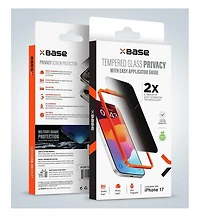 Gonez Tempered Glass Privacy Screen Protector with Easy Applicator for iPhone 17 Air, 9H Anti-Scratch Bubble-Free Guard