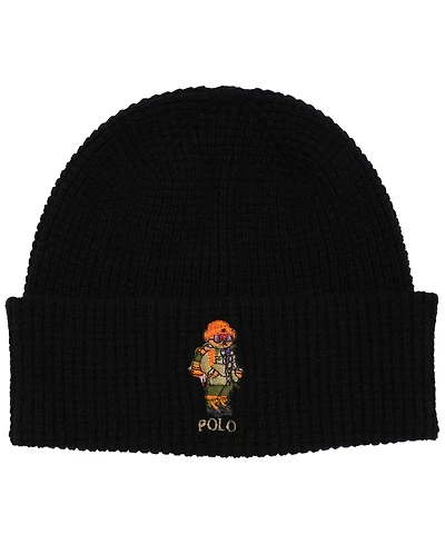 Polo Ralph Lauren Men's Polo Bear Cuffed Knit Beanie Hat