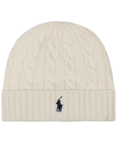 Polo Ralph Lauren Men's Cashmere Blend Cable Beanie Hat