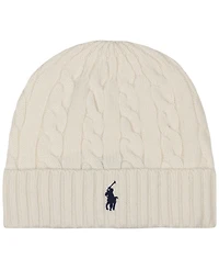Polo Ralph Lauren Men's Cashmere Blend Cable Beanie Hat