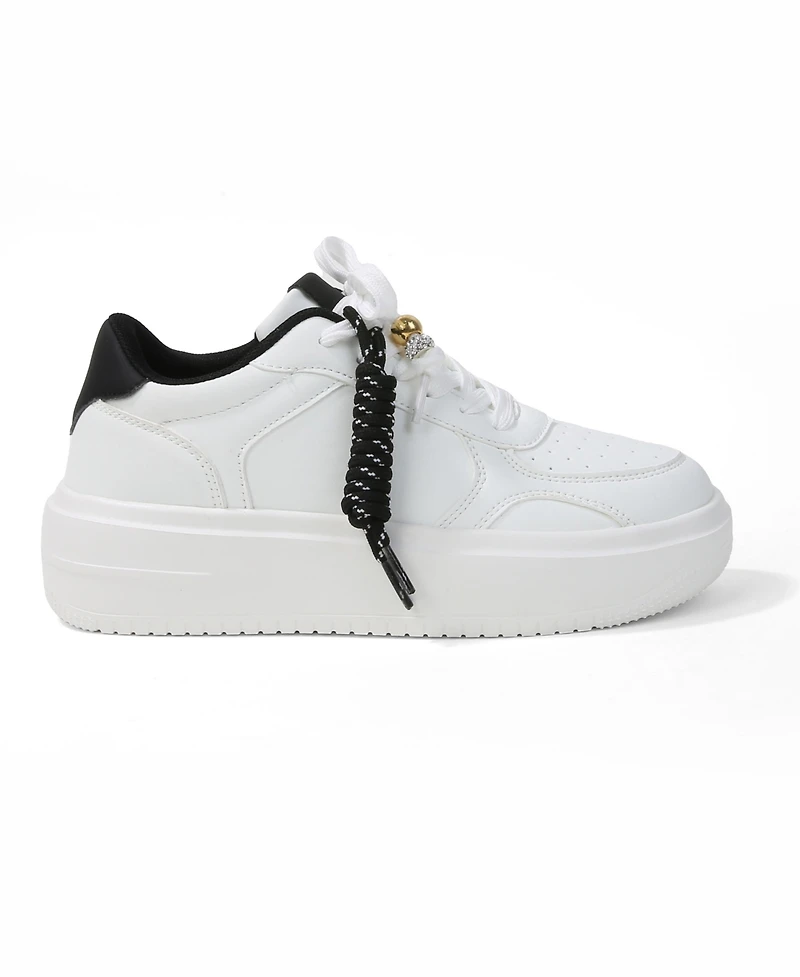 Berness Women's Larra Platform Lace Up Sneakers