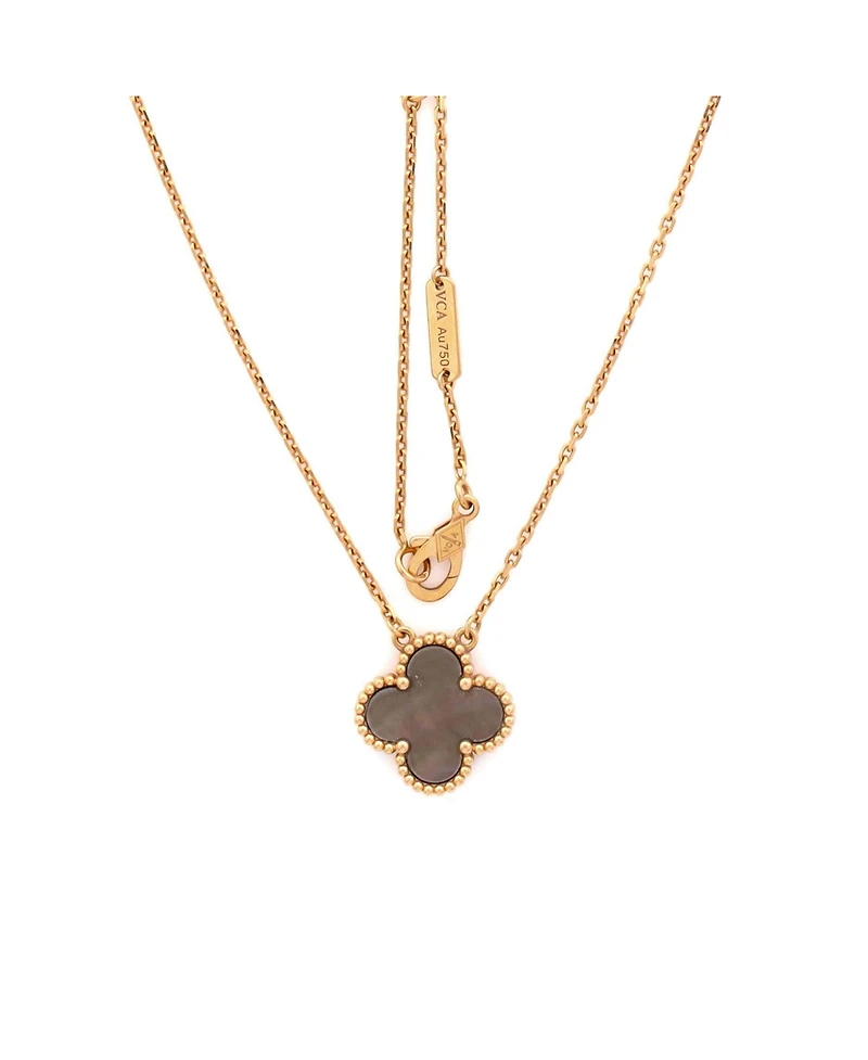 Pre-Owned Van Cleef & Arpels Vintage Alhambra Pendant Necklace