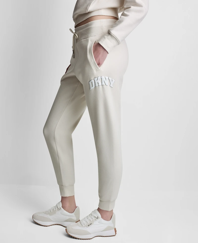 Dkny Sport Women's Varsity Logo Jogger Pants