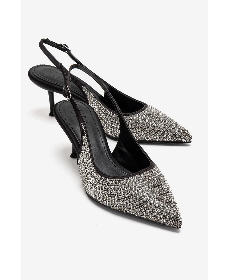Prologue Shoes women's Yasmina Embellished Stiletto Pump