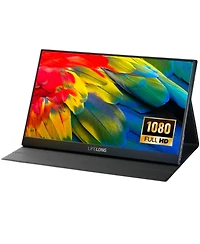 Lifelong 15.6 Portable Monitor G70 1080P Full Hd Ips Usb-c Hdmi Ultra Slim Lightweight Travel Display Hdr Second Screen