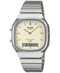 Casio Men's Analog-Digital Stainless Steel Watch 35.8mm