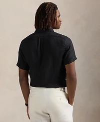 Polo Ralph Lauren Men's Short-Sleeve Linen Button-Up